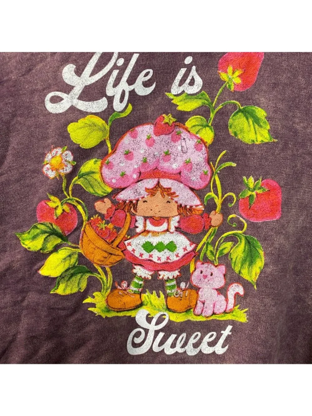 Strawberry Shortcake Life is Sweet Hoodie Medium - Picture 3 of 4